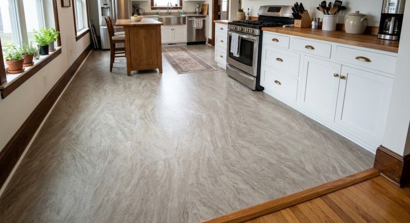 Sheet Linoleum Installation detail