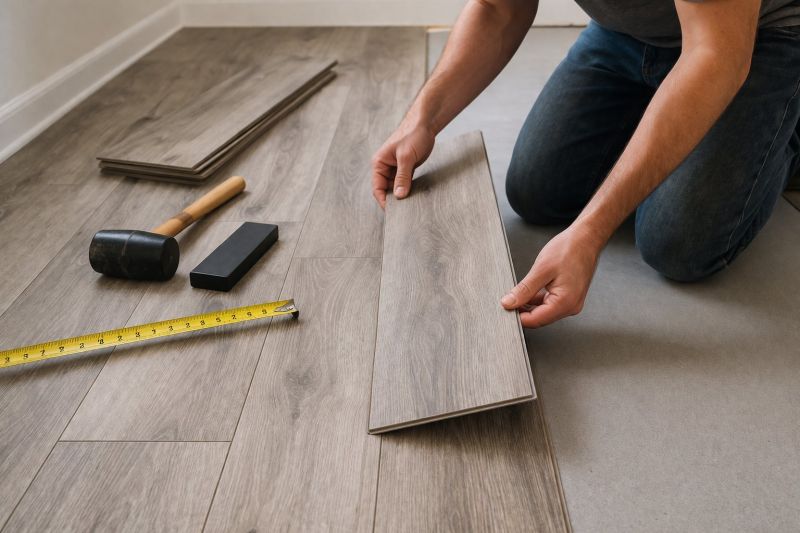 Vinyl Plank Floor Installation detail